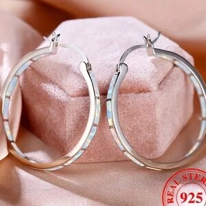 Silver Hoop Earrings